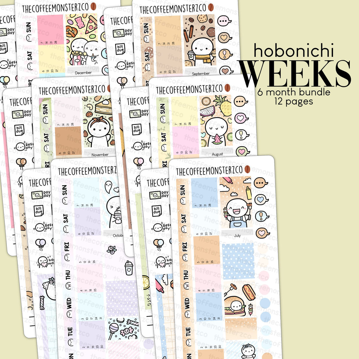 Monthly Kit Hobo Weeks 2023 Part 2 Favourite Things Collective