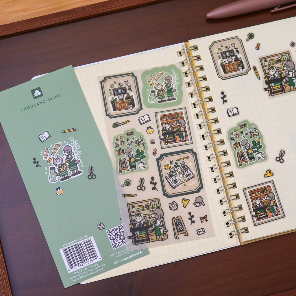 Sticker Sheet: Stationery Store | Washi – Favourite Things Collective