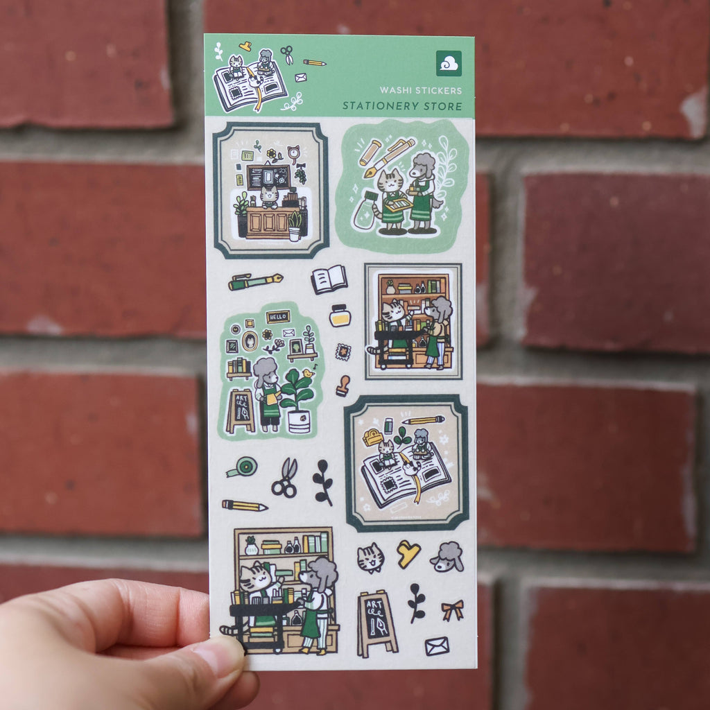 Sticker Sheet: Stationery Store | Washi – Favourite Things Collective