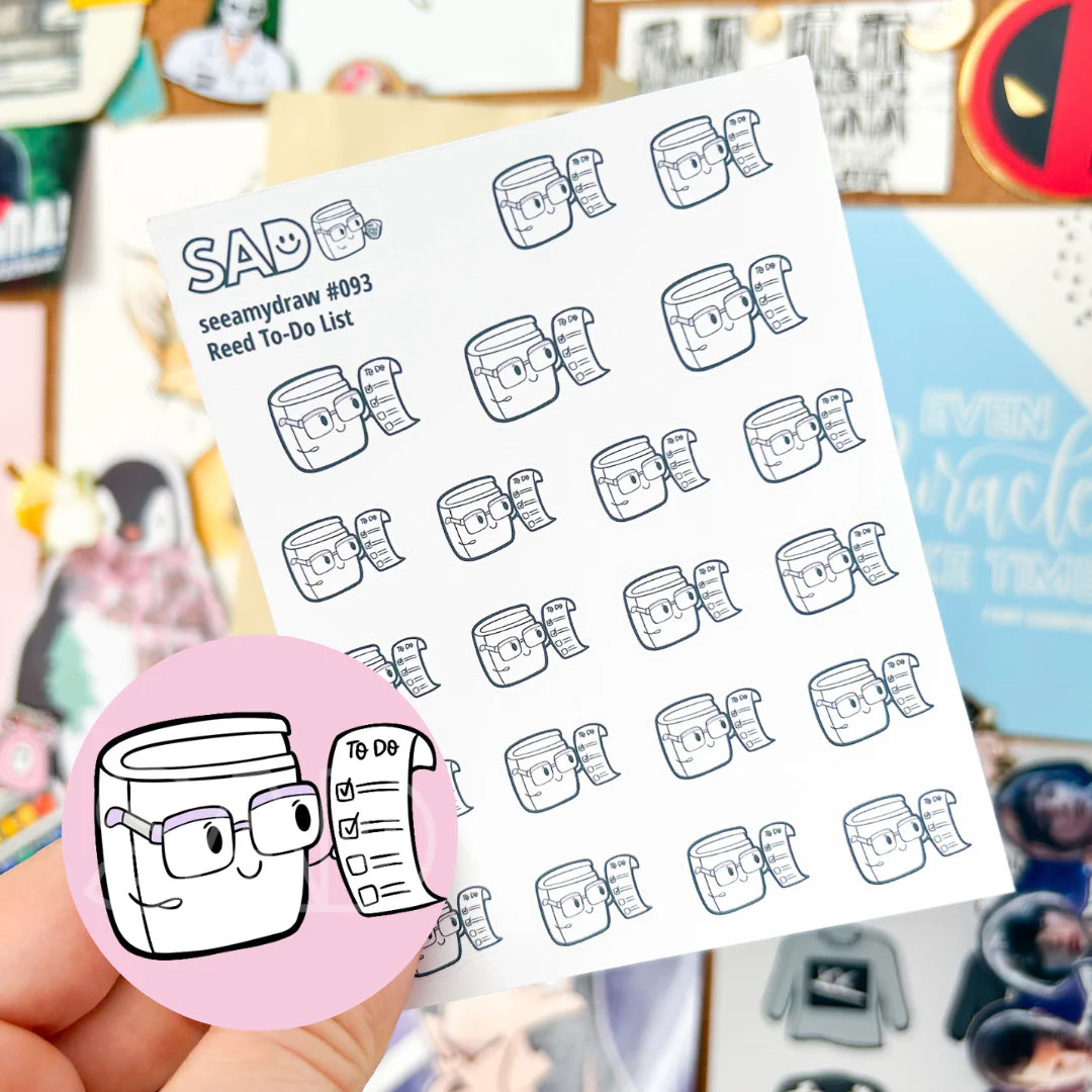 Sticker Sheets | Deco: Reed | To Do – Favourite Things Collective