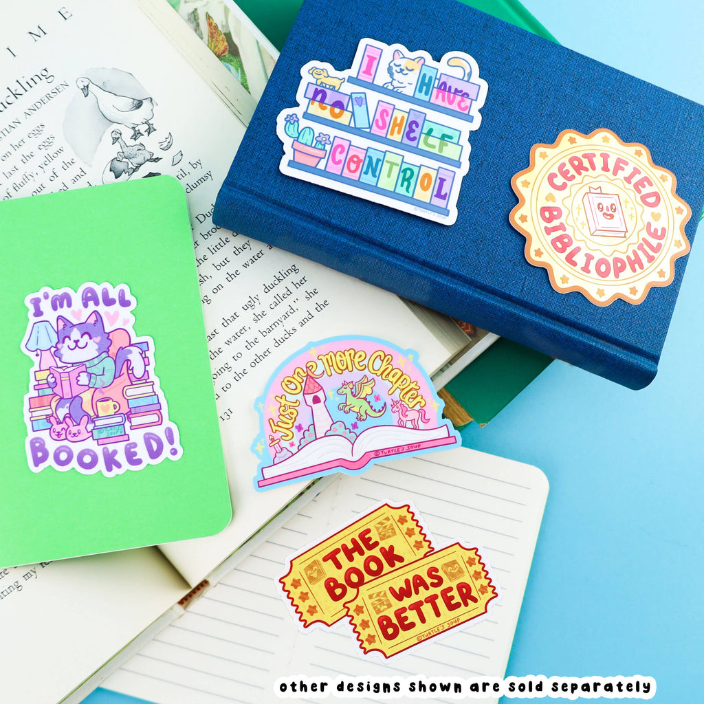 Vinyl Sticker: The Book Was Better – Favourite Things Collective