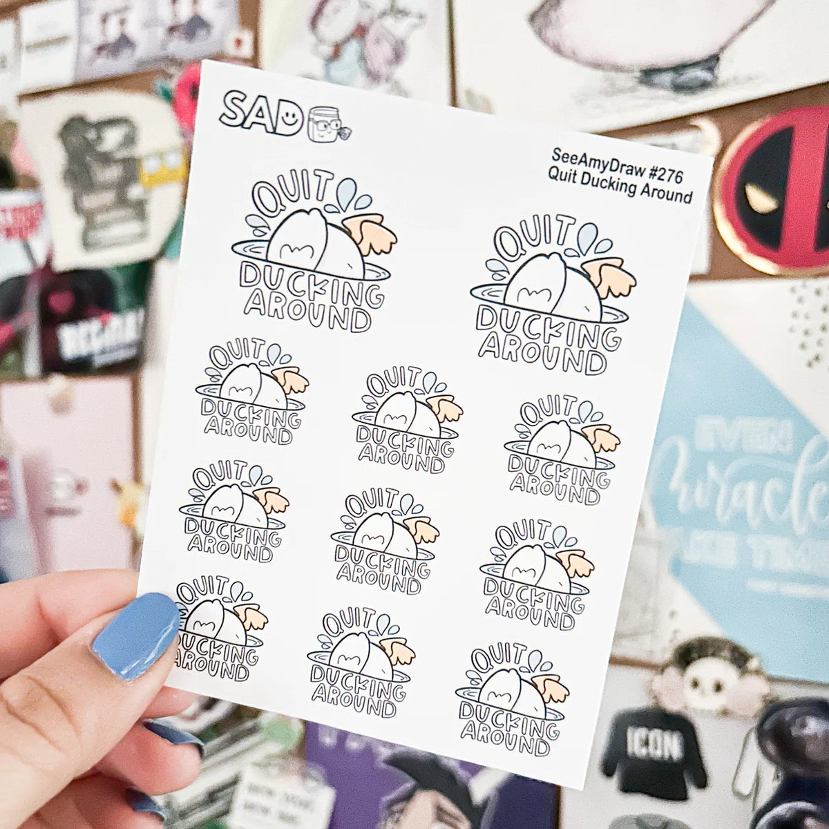 Sticker Sheets: Quit Ducking Around – Favourite Things Collective