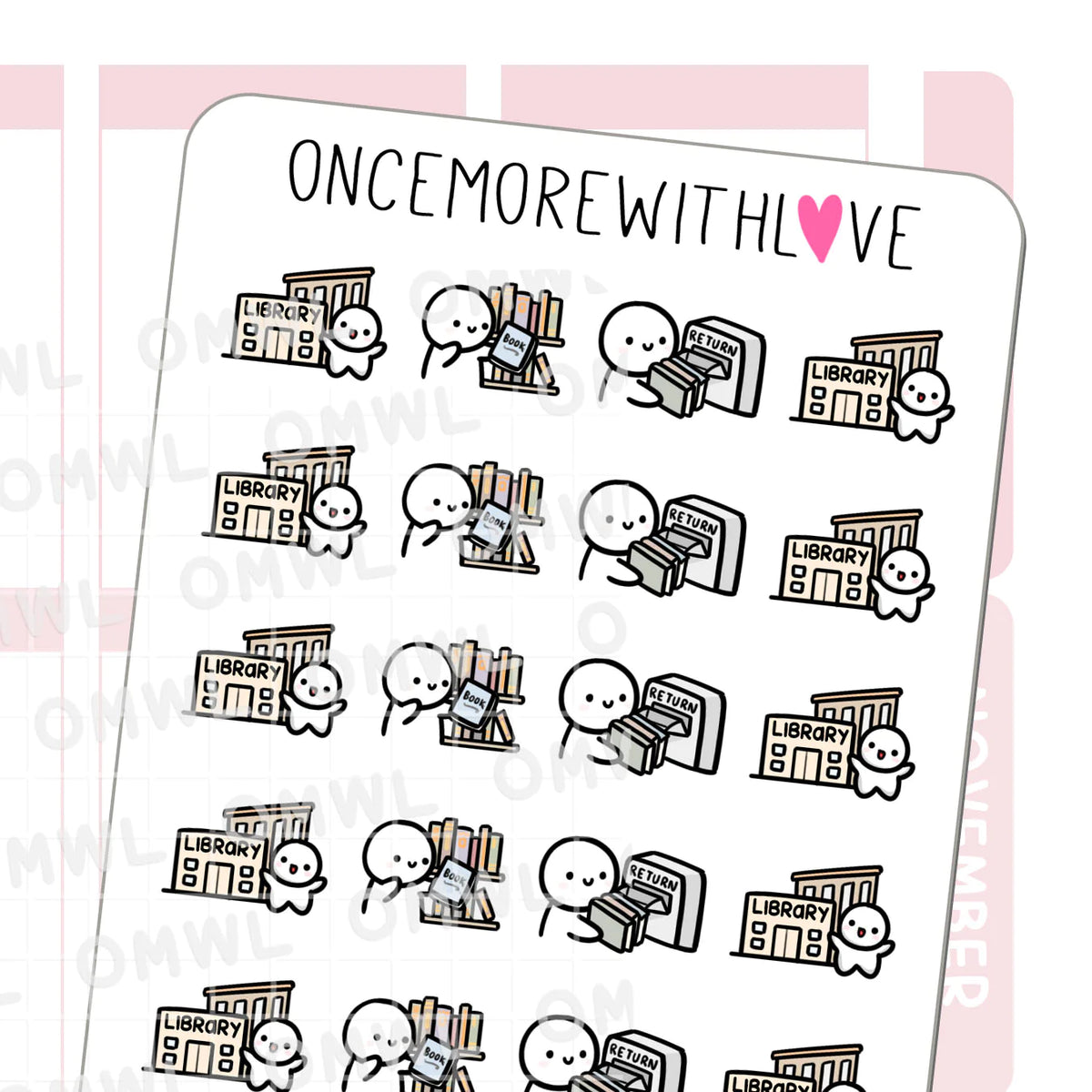 Sticker Sheets: Library – Favourite Things Collective