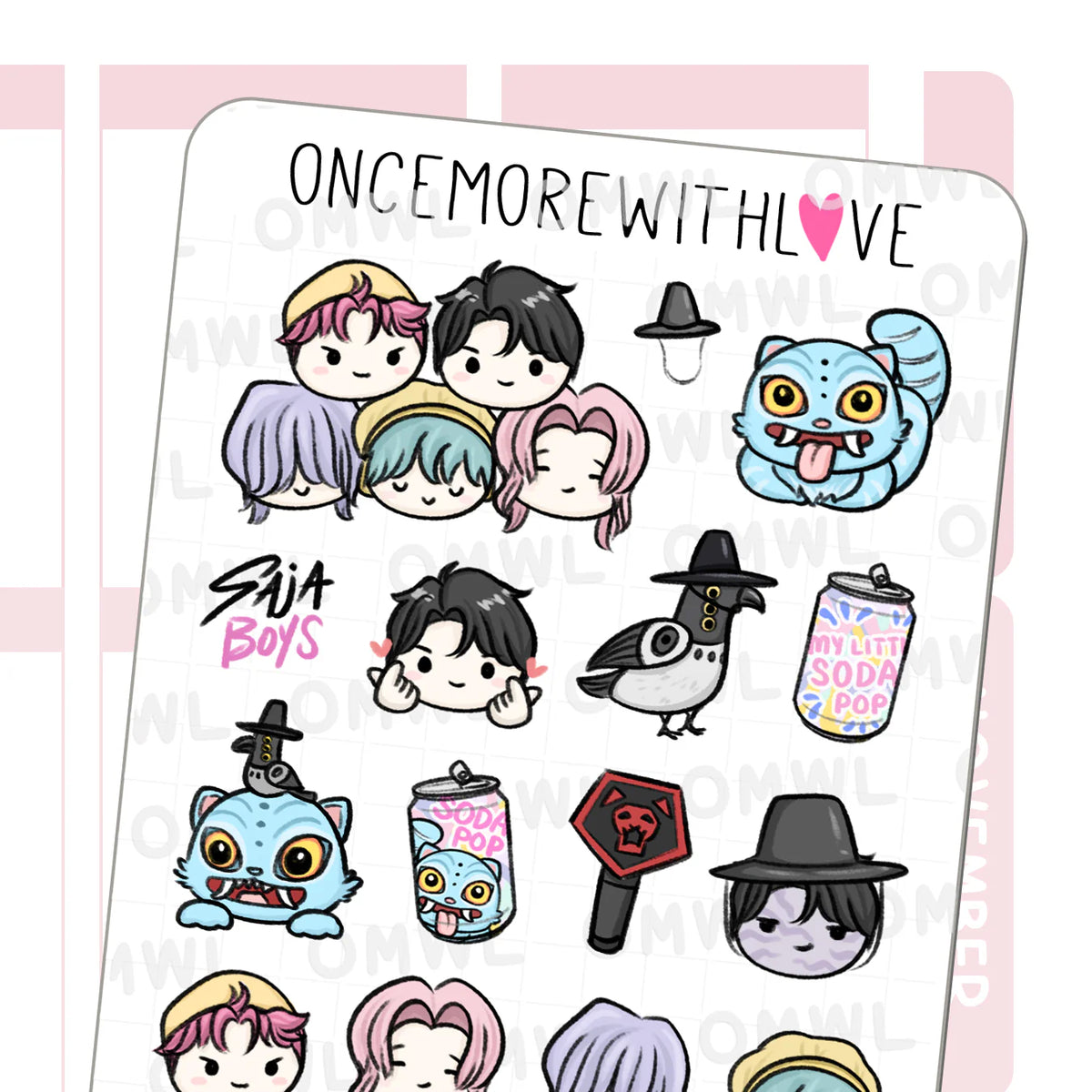Sticker Sheets: My Lil Soda Pop – Favourite Things Collective