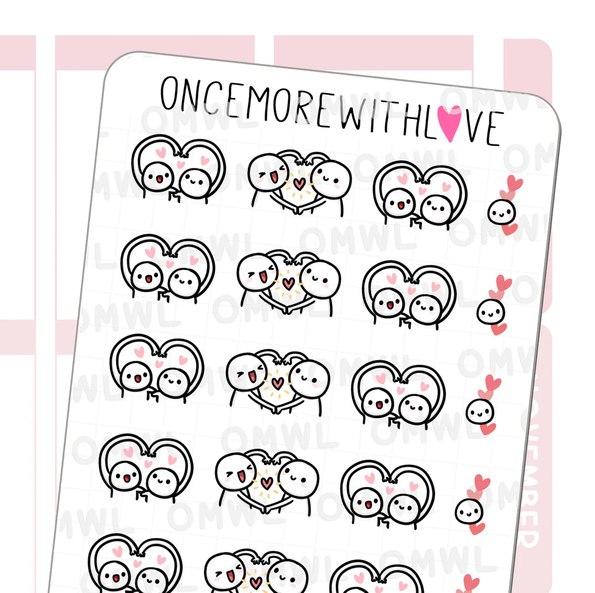 Sticker Sheets: Hearts Together – Favourite Things Collective