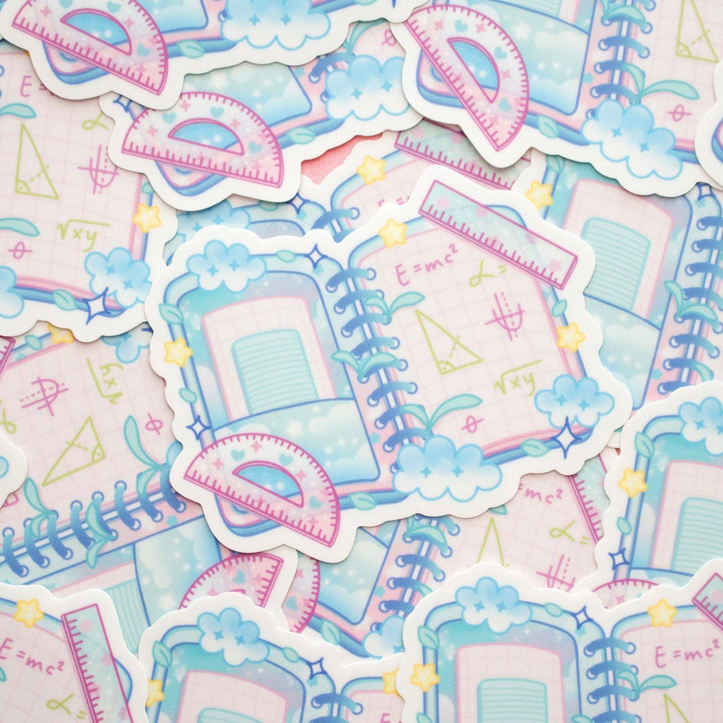 Vinyl Sticker: Math Notebook – Favourite Things Collective