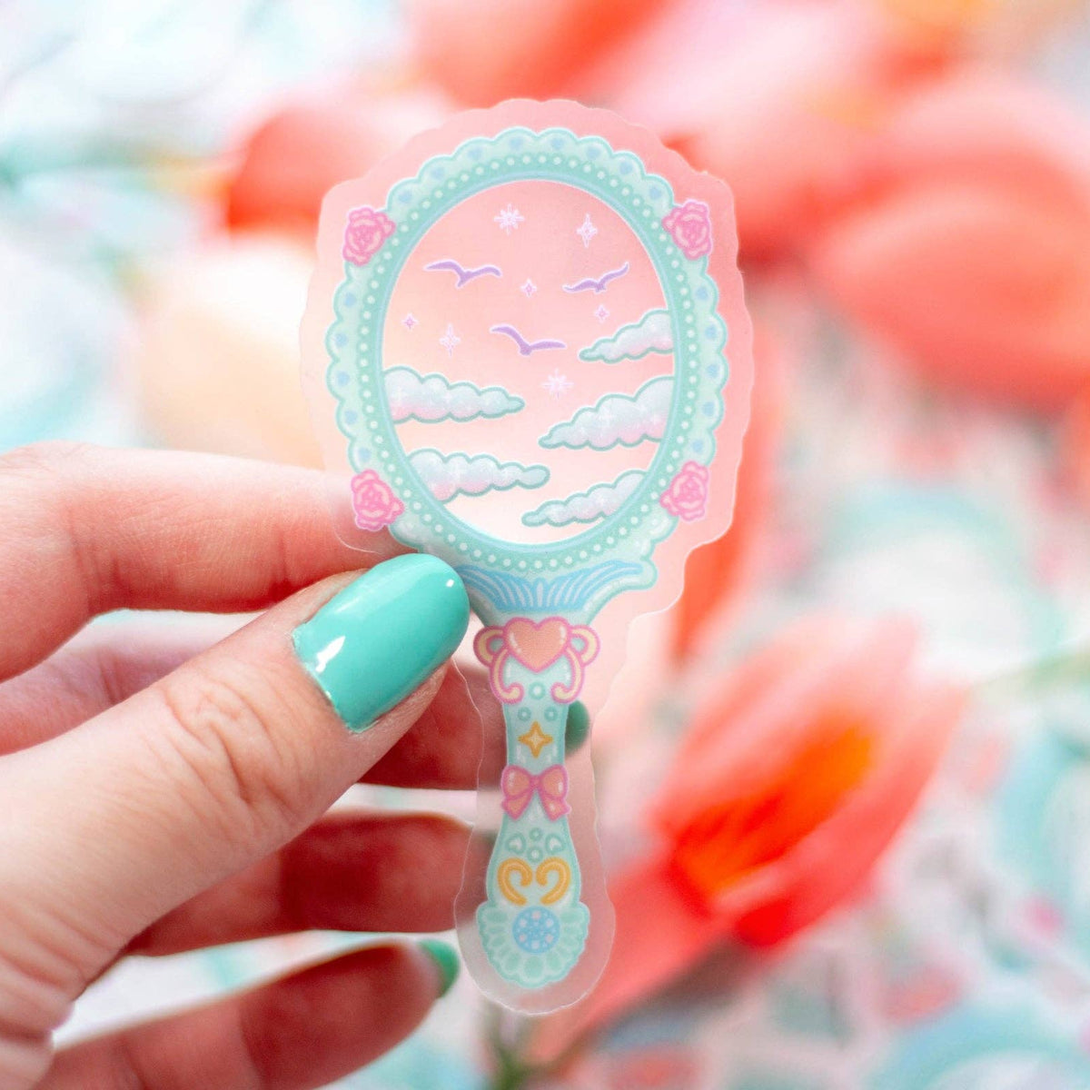 Vinyl Sticker: Magic Mirror | Clear – Favourite Things Collective