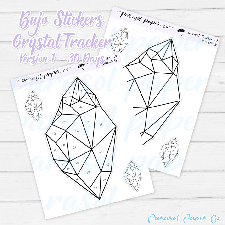 Stickers - Bujo Crystal Trackers V1.