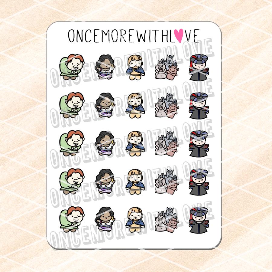 Deco -  Out There Munchkin Planner Stickers.
