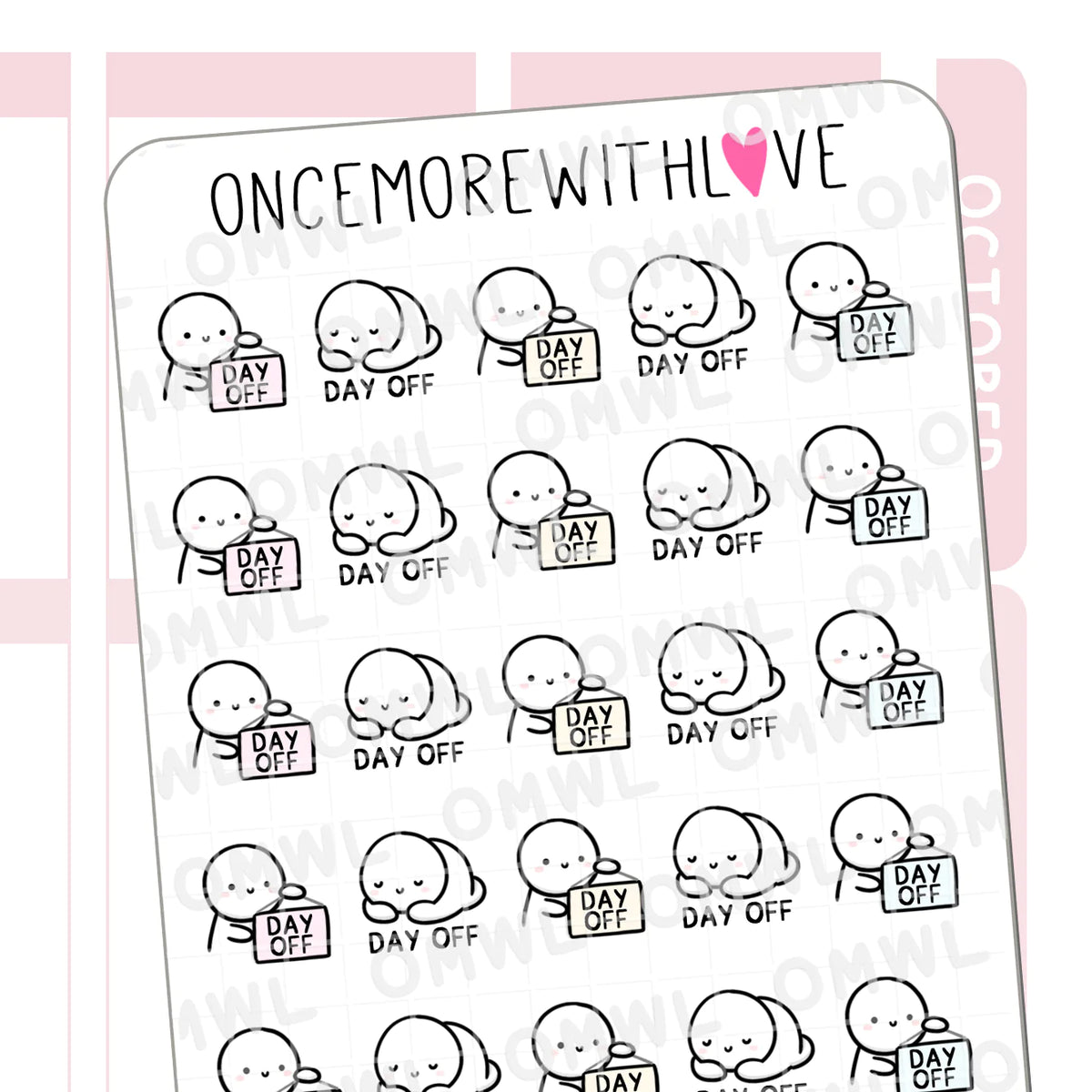 Sticker Sheets: Day Off 2.0 – Favourite Things Collective