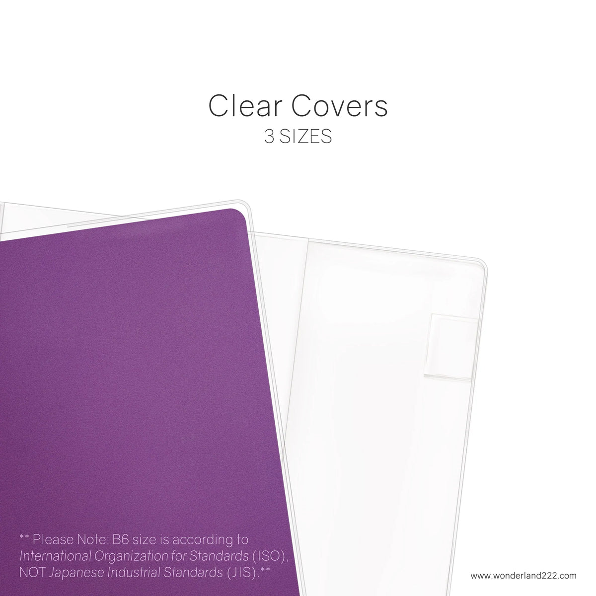 PREORDER ~ Notebook Cover: Clear | For Wonderland222 | Est Shipping by ...