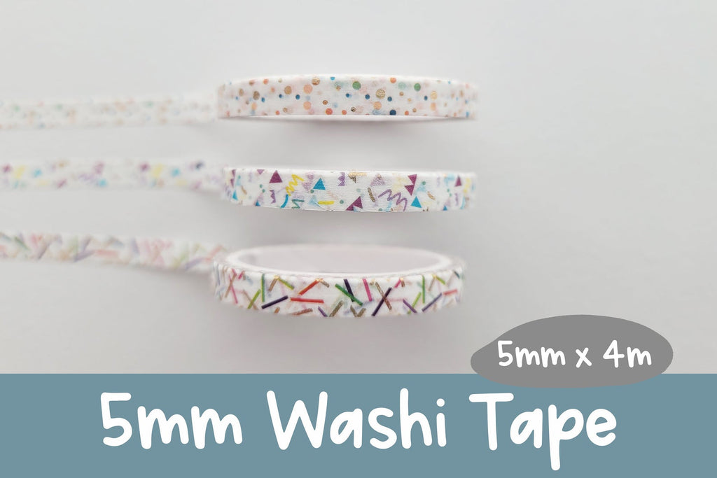Washi - Confetti Collection - 5mm.